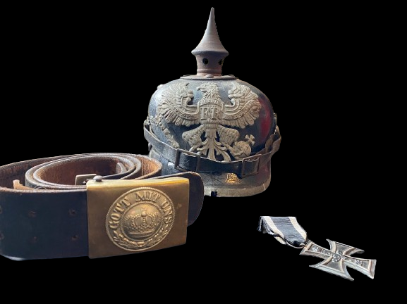 M15 Baden Pickelhaube Grouping - Militaria Khan