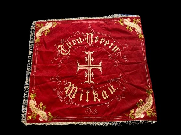 Early Imperial German Musical Organization Banner - Militaria Khan